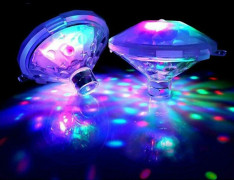 LED Disco Aqua Glow Vattentät Flytande Ljus Multifärgad Blinkande