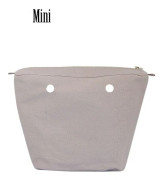 Infoga Innerväska Foder Insatsväska LJUSGRÅ MINI MINI Light Grey Mini-Mini