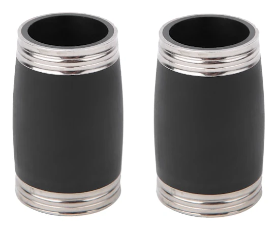 2PCS 50MM Bb Klarinett Tunerrör Träblåsinstrument TillbehörSvart