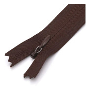 5 st färg osynlig 3 plagg nylon dragkedja kudde dyna kjol byxor sida stängd svans tyg dragkedja 18 # Coffee Net length 36cm