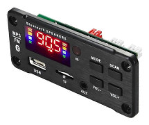 Förstärkare 25wx2 12v Mp3 Dekoderkort Ljudmodul Bluetooth 5.0 Trådlös Musik Bil Mp3-spelare Med