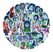 50X Ruby Gillman Teenage Kraken Stickers Telefon Notebook Mermaid Scrapbook Laptop