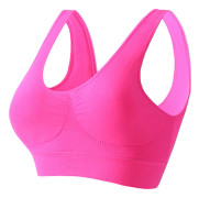 2-pack Trådlösa BH:ar för Kvinnor med Vadderad Passform, Lämpliga för Större Bystar, Kan Användas som Sov-BH, Sport-BH eller Fitness Löpar-BH Barbie Pink S