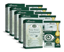 1-5X Ögonlockrengöringservetter Ögonkvalsterborttagningsservetter Tea Tree Oil Återfuktande för torra ögon Rengöringservetter Kliande ögon