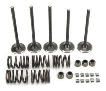 Cylinderhuvud Insug Avgasventil Kit Ersättning för YAMAHA GRIZZLY 660 YFM660F 4WD 2002-2008