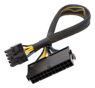 24-stifts hona till 10-stifts hane ATX-omvandlarkabel - 20cm/30cm längd för Lenovo stationära datorers moderkort
