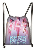 Gymväska för barn | Bekväm och praktisk K-Pop Demon Hunter Anime-inspirerad mörk design svart barnväska 9 9