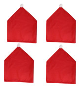 Julstolsöverdrag Söta stolsöverdrag Festlig festdekoration för hemprydnader 4PCS