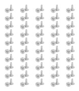 Självgängande skruv 410 Rostfritt Stål Rund Bricka Huvud Maskinindustri 4.8x13mm 100st