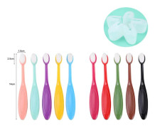 5pcs/set Small Smooth Blending Brushes Soft Rainbow Drawing Painting Brushes Portable Toothbrush and Caps Ink Application Tools