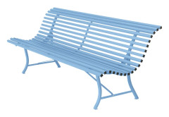 Fermob, Louisiane soffa 200 cm Maya Blue