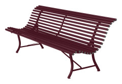 Fermob, Louisiane soffa 200 cm Black Cherry