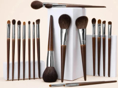 Natural Goat Hair Makeup Brushes Set Professional Kit brocha maquillaje pedzle do makijazu blending smudging brush shader