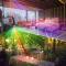 DJ Disco Scenbelysning Laser Strobbeljus LED Ljudaktiverad 60 Mönster RGB Flash Projektor med Fjärrkontroll för Julgåva