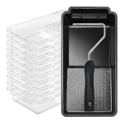 Färgtrågsinsatser, Små färgtråg, 4 tum för heminredning, väggar och möbler (färgtrågsinsatser, 12-pack)