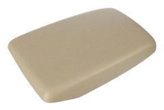 PU Center Armrest Console Lid Cover Cap Center Console Covers för Toyota Highlander/Kluger 2008-2013 Beige
