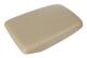 PU Center Armrest Console Lid Cover Cap Center Console Covers för Toyota Highlander/Kluger 2008-2013 Beige