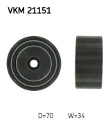 Styrrulle, kamrem Skf VKM 21151 - audi, skoda, vw - OE 059 109 244 A, 059 109 244 B, N 014 723 6