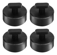 4 st bilar stöd block gummi dyna solid adapter gummi dyna gummi dyna för Corvette C5 C7 {DB} black
