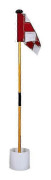 Bärbara Avtagbara Golf Flaggstänger Putting Green Flaggor Hålkopp Set Golf Pin Flaggor För Driving Range Utomhus Bakgård