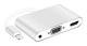 Lightning till HDMI/VGA-adapter med ljud