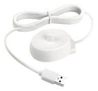 Laddare för Elektrisk Tandborste, Laddningsadapter för Tandborstar med Induktiv Laddningsbas, Vattentät Bärbar Ersättnings-USB-Pluggladdare