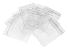 Smyckespåsar Självförslutande St Små Smyckesförvaringspåsar PVC Anti-Anlöpning Återanvändbara Vita