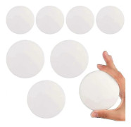 8-pack 4 cm Dörrstoppväggskydd, Silikondörrhandtag Väggsköld, Dörrhandtagsstötfångare, Väggskydd