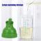 Salladsdressing Shaker, dressing mixer, salladsdressing flaska, salladsdressing glas, salladsburk med lock för köket (grön)