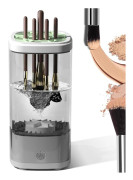 Automatic Makeup Brush Cleaning Machine – Electric Makeup Brush Cleaner, Deep Cleaning, Portable Beauty Cleaner, Great Gift for Mom, Wife white SZ2