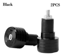 1Par Universal Motorcykel Handtag SVART - high quality Black
