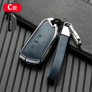 Zinklegering + Läder Bilnyckel Skal Skydd för VW Golf 8 Mk8 2020 för Skoda Octavia 4 8 A8 MK4 VAG Group 2021 Seat Biltillbehör