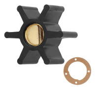 Råvattenpumpimpeller 500121GX 6 Blad Marin Instrument Impeller för Johnson F35B-seriepumpar
