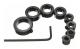 8 Pieces Limit Bits for Tools and Instruments - Ring 3,4,5,6,8,10,12,16 mm Drill Stop Assortment for Consistent Drilling (8-pack)
