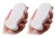 Radiants Skin Sponge Koreansk Kroppsskrubb Svampar Ultra Mjuka Exfolierande Döda Hudborttagare Kompatibel med Bad Dusch White 2pcs