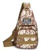 Outdoor Axelväska Sling Sport Bröstväska GUL CAMOUFLAGE yellow camouflage yellow camouflage