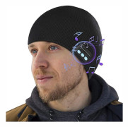 Bluetooth-mössa trådlösa öronsnäckor uppgraderad V5.0 Bluetooth-mössa för män