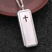 2019 Aromaterapi Hängsmycke Halsband Eterisk Olja Diffuser Medaljong Fyrkantig