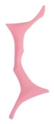 Silikon Ögonbrynshjälpmedel Ögonbrynsformer Stenciler ROSA Pink