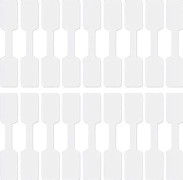 100 st Självhäftande kabelmärken Skrivbara trådetiketter Återanvändbara trådetiketter[D] White 1000.00X2.00X0.10CM