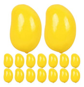 30 st Falska Mini Mangos Mini Konstgjorda Mango Livslika Miniatyr Konstgjorda Frukter[D] Yellow 4.00X2.50X2.50CM