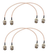 4 st 3G HD SDI-kabel BNC-kabel 30 cm 75 Ohm för kameror BMCC videoutrustning stöder HD-SDI 3G-SDI-WELLNGS