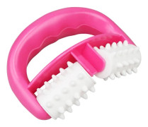 1 st Blå D-typ Fett Roller Kontroll Massageapparat Celluliter Ben Mage Nacke Skinkor Snabb Anti Celluliter Ansiktslyft Massage Roller~04140