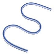 Flexibel Böjd Plastlinjal Ritningsmätverktyg Hantverkstillbehör 60cm