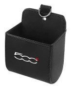 Bil Förvaringsväska Luftventil Instrumentbräda Snygg Hängande Läder Organizer Box För Fiat 500 500c 500x 500l Abarth 695 Biltillbehör For Fiat 500X-Black