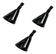 3 st Hexagonalt Handtag Längd på 18 mm Förutom Burr Skruvpoleringsborr Fasningsverktyg Lämplig Diameter på 6-19 mm, B
