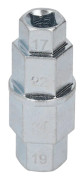 Hex Axle Tool Motorcykel Framhjul Spindel Borttagningsnyckel 17mm 19mm 22mm 24mm Silver