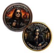 Ozzy Osbourne Avsked Minnesmynt - Rocklegend Hyllningssamlarobjekt