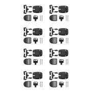 1st/4st/6st Badtunna Lock Klämmor Set Ersätt Trasiga Lås Håll Ditt Spa Säkert & Skyddat Enkla Installationer Hållbara