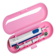 Elektrisk tandborste resefodral för Oral B & Philips Sonicare Rosa Pink
